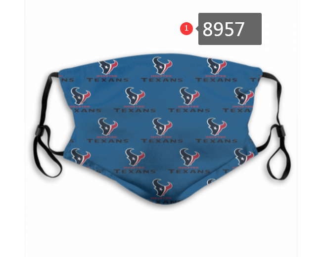 2020 NFL Houston Texans #4 Dust mask with filter